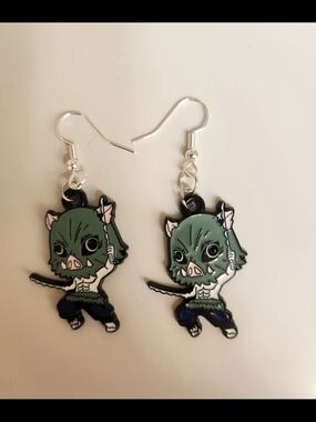 Demon Slayer Character Inosuke Hashibira Earings